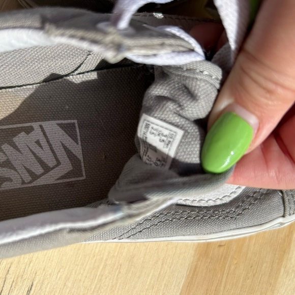 - Vans Old‎ Skool grey and White Sneaker Men’s Sz 3.5, woman’s 5.0 shoes - Picture 5 of 6
